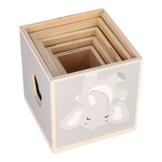 DREWNIANE KLOCKI DO UKŁADANIA WIEŻA SORTER KSZTAŁTÓW PIRAMIDKA UKŁADANKA
