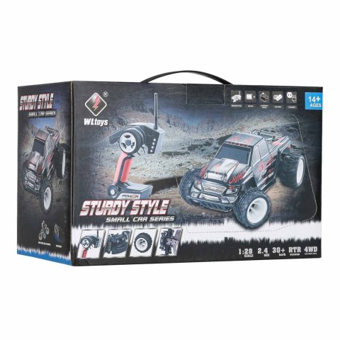 SZYBKI SAMOCHÓD ZDALNIE STEROWANY AUTO RC WLTOYS K969 DRIFT 1:28 4X4 30KM/H