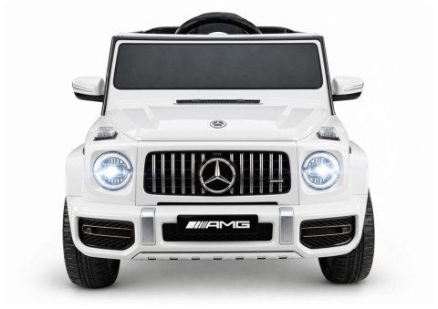 AUTO NA AKUMULATOR DLA DZIECKA MERCEDES G63 S306-1 LED MP3 SKÓRA EVA PILOT