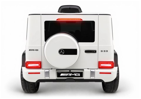 AUTO NA AKUMULATOR DLA DZIECKA MERCEDES G63 S306-1 LED MP3 SKÓRA EVA PILOT