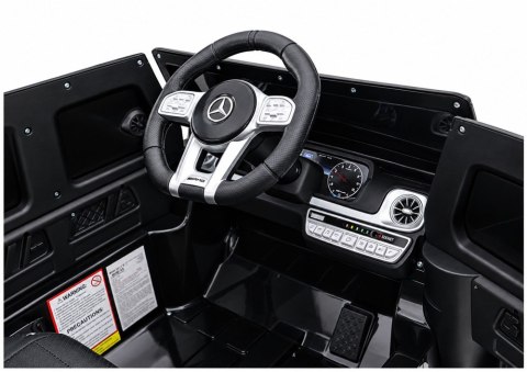 AUTO NA AKUMULATOR DLA DZIECKA MERCEDES G63 S306-1 LED MP3 SKÓRA EVA PILOT