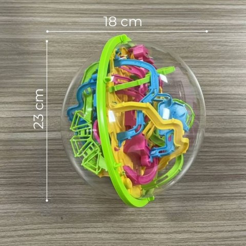 LABIRYNT KULKOWY 360 GRA LOGICZNO ZRĘCZNOŚCIOWA DLA DZIECI EDUKACYJNA