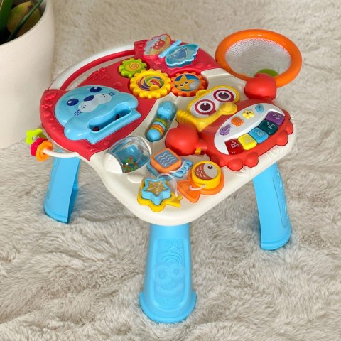 WOOPIE BABY Pchacz Chodzik Stolik Edukacyjny Hulajnoga Jeździk 4w1