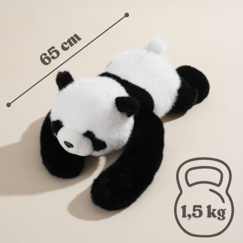 WOOPIE Pluszak Obciążeniowy Panda Antystresowy Sensoryczny Ciężkomiś Przytulanka 65cm 1,5 kg