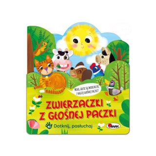 KSIĄŻECZKA SENSORYCZNA ZWIERZACZKI Z GŁOŚNEJ PACZKI