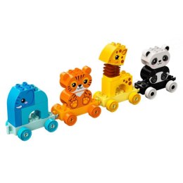 Klocki Lego Duplo pociąg ze zwierzętami