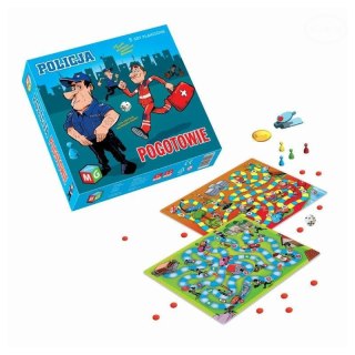 GRY PLANSZOWE POLICJA POGOTOWIE 2W1 MULTIGRA
