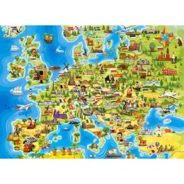 PUZZLE MAPA EUROPY 100 ELEMENTÓW CASTORLAND