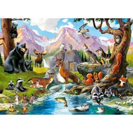 Puzzle układanka 70 elementów Forest Animals 40×29 cm