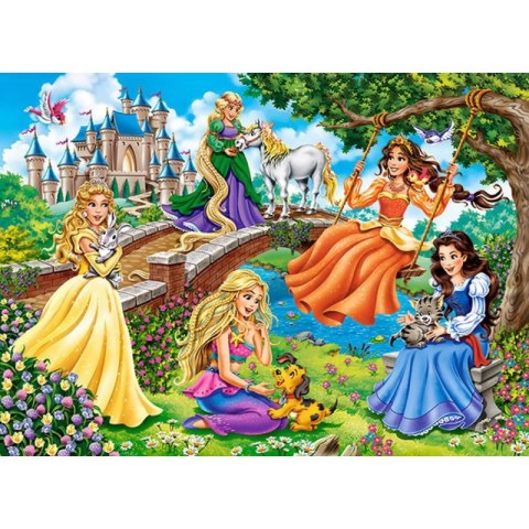 Puzzle 70 princesses in garden