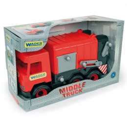 Middle truck śmieciarka czerwona Wader