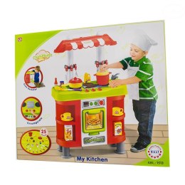KUCHNIA DLA DZIECI PIEKARNIK GRILL AKCESORIA ZLEW