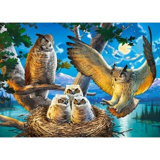 Puzzle 180 elementów Owl Family 32×23 cm