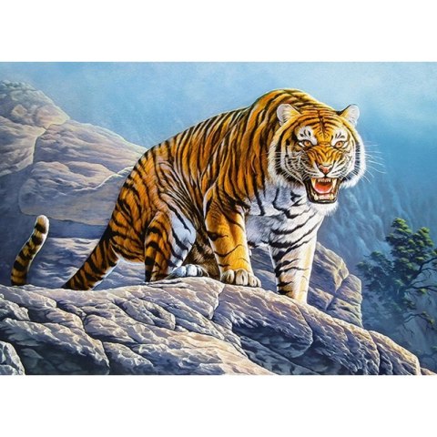 Puzzle 180 el. tiger on rock