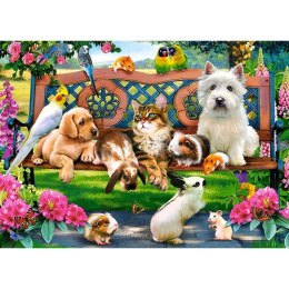 Puzzle układanka 180 elementów Pets in the Park 32×23 cm