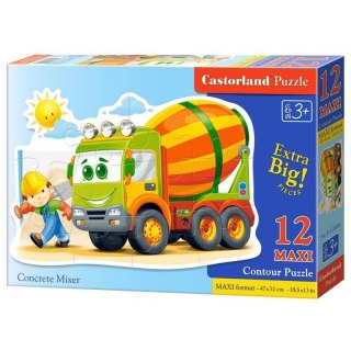 PUZZLE BETONIARKA 12 DUŻYCH ELEMENTÓW CASTORLAND