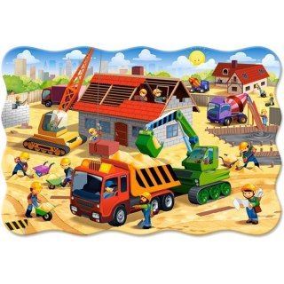 PUZZLE DOM W BUDOWIE 20 DUŻYCH ELEMENTÓW CASTORLAND