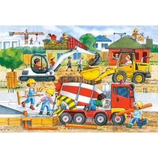 PUZZLE 40 EL. MAXI BUDOWA CONSTRUCTION SITE CASTORLAND