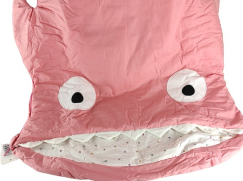 ŚPIWOREK REKINEK DLA DZIECKA 2-6 LAT BABY BITES WERSJA LETNIA ŚPIWOREK REKINEK DLA DZIECKA 2-6 LAT BABY BITES WERSJA LETNIA