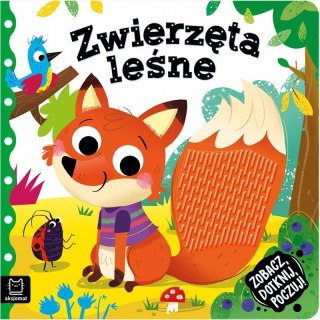 KSIĄŻKA SENSORYCZNA ZOBACZ DOTKNIJ POCZUJ ZWIERZĘTA