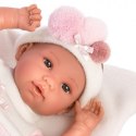 Hiszpańska lalka bobas dziewczynka bebita w rożku - płacze 36cm