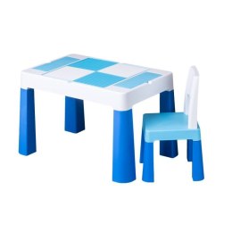 Krzesełko stolik komplet multifun niebieski