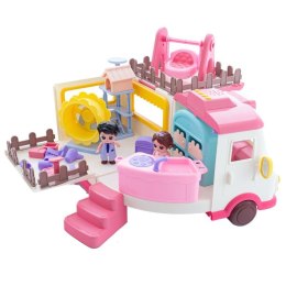 Rozkładany samochód domek dla lalek kamper dźwięki
