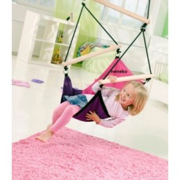 Huśtawka dziecięca - wiszący fotel kid's swinger pink