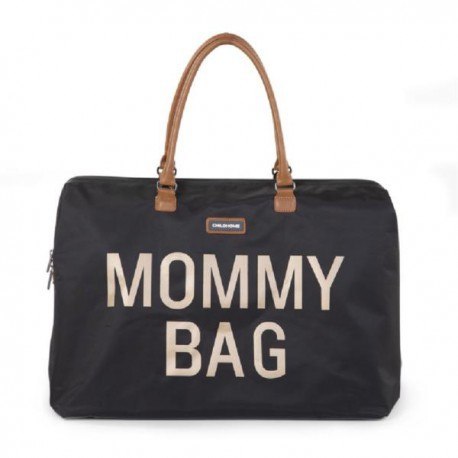 Childhome torba mommy bag czarno-złota
