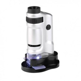 Przenośny mikroskop z oświetleniem led 20x - 40x
