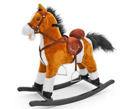 Koń bujak Mustang jasny brąz drewniany dźwięki