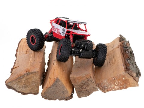 SAMOCHÓD TERENOWY ZDALNIE STEROWANY ROCK CRAWLER 4X4 1:18 PILOT 2.4G AKUMULATOR SAMOCHÓD TERENOWY ZDALNIE STEROWANY ROCK CRAWLER 4X4 1:18 PILOT 2.4G AKUMULATOR