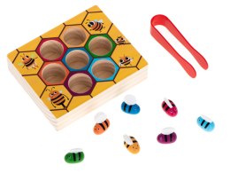 Gra edukacyjna plaster miodu pszczółki montessori