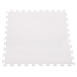 Puzzle piankowe mata dla dzieci białe 60x60 4szt