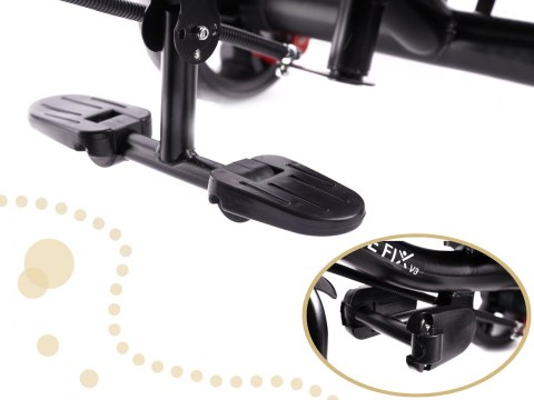 Rowerek trójkołowy Trike Fix Lite rower spacerówka 3w1 obracany 360 wolne koło granatowy