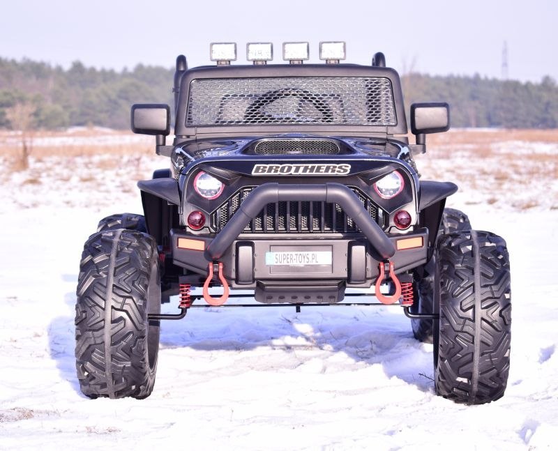 JEEP NA AKUMULATOR BROTHERS , WSPOMAGANIE KIEROWNICY, MIĘKKIE KOŁA, MIĘKKIE SIEDZENIE 24V - 400W/JEEP-JC-666 JEEP NA AKUMULATOR BROTHERS , WSPOMAGANIE KIEROWNICY, MIĘKKIE KOŁA, MIĘKKIE SIEDZENIE 24V - 400W/JEEP-JC-666