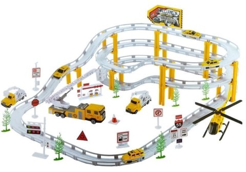 TOR SAMOCHODOWY RAIL RACING 10 METALOWYCH AUTEK 12KM/H 495 CM DŁUGOŚCI