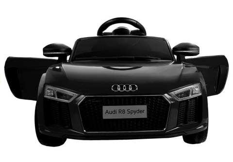 AUTO NA AKUMULATOR AUDI R8 SPYDER SAMOCHÓD DLA DZIECKA PILOT LED RADIO EVA