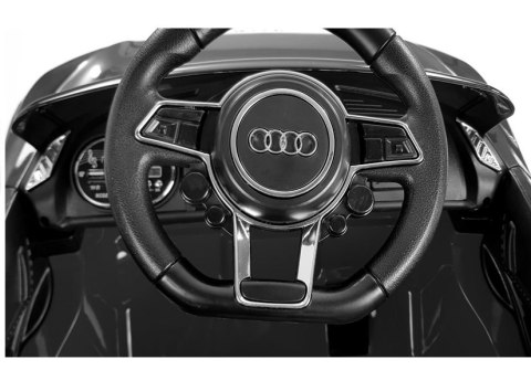 AUTO NA AKUMULATOR AUDI R8 SPYDER SAMOCHÓD DLA DZIECKA PILOT LED RADIO EVA