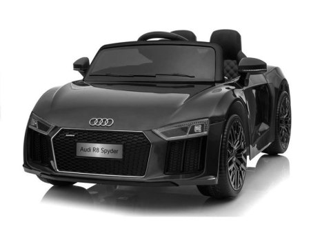 AUTO NA AKUMULATOR AUDI R8 SPYDER SAMOCHÓD DLA DZIECKA PILOT LED RADIO EVA