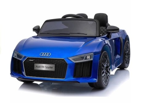 AUTO NA AKUMULATOR AUDI R8 SPYDER SAMOCHÓD DLA DZIECKA PILOT LED RADIO EVA