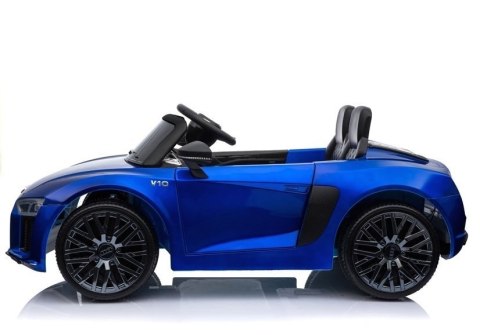 AUTO NA AKUMULATOR AUDI R8 SPYDER SAMOCHÓD DLA DZIECKA PILOT LED RADIO EVA