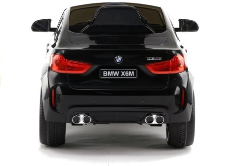 AUTO NA AKUMULATOR DLA DZIECKA BMW X6 PILOT SKÓRA KOŁA EVA ŚWIATŁA LED MP3