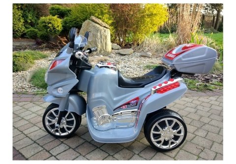 MOTOREK TRÓJKOŁOWY HC8051 DLA DZIECI 1-3 LAT SKUTER ŚWIATŁA LED MELODIE