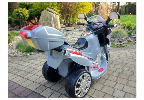 MOTOREK TRÓJKOŁOWY HC8051 DLA DZIECI 1-3 LAT SKUTER ŚWIATŁA LED MELODIE