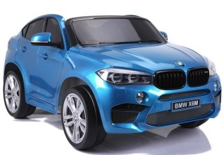 AUTO NA AKUMULATOR DLA DZIECKA BMW X6M LAKIER 2X120W EVA PILOT SKÓRA MP3