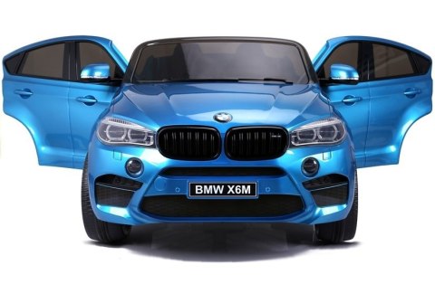 AUTO NA AKUMULATOR DLA DZIECKA BMW X6M LAKIER 2X120W EVA PILOT SKÓRA MP3