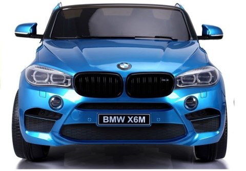 AUTO NA AKUMULATOR DLA DZIECKA BMW X6M LAKIER 2X120W EVA PILOT SKÓRA MP3