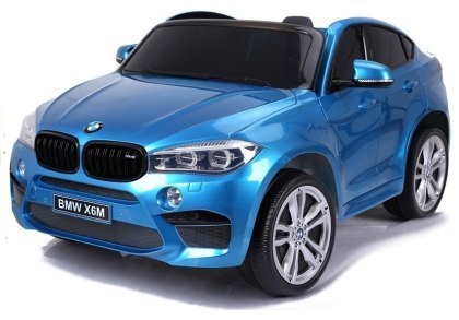 AUTO NA AKUMULATOR DLA DZIECKA BMW X6M LAKIER 2X120W EVA PILOT SKÓRA MP3