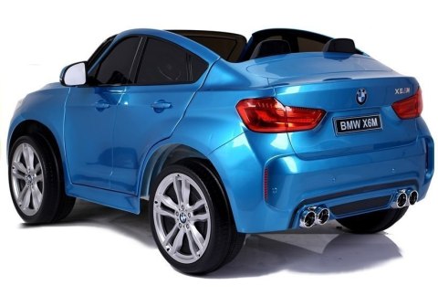 AUTO NA AKUMULATOR DLA DZIECKA BMW X6M LAKIER 2X120W EVA PILOT SKÓRA MP3